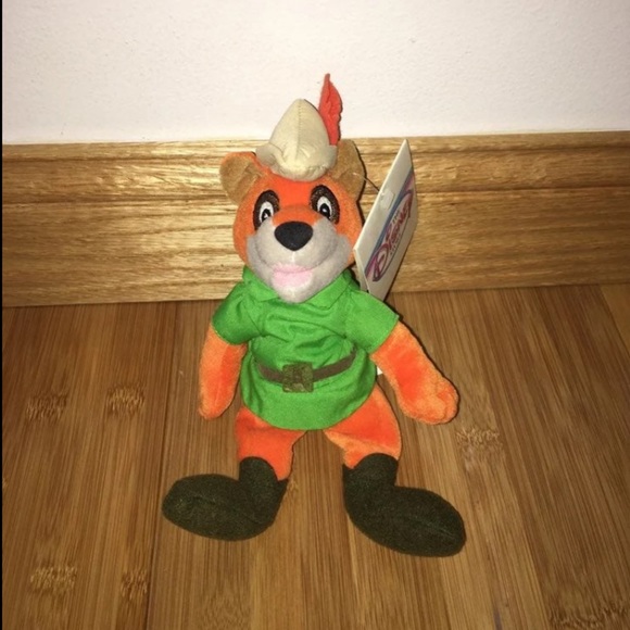 Disney | Toys | Nwt Disney Vintage Robin Hood Plush | Poshmark